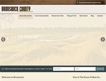 Tablet Screenshot of livinginbrunswickcounty.com